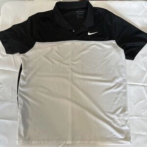 Nike Men's Polo Shirt in Black and White
